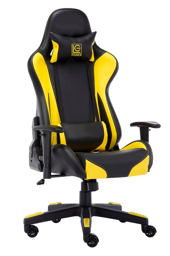LC Power Gaming Stuhl, Büro Sessel LC-Power 600BY schwarz/gelb LC Power Gaming Stuhl, Büro Sessel LC-Power 600BY schwarz/gelb